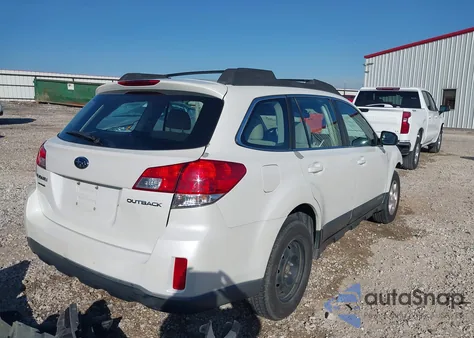 2013 Subaru Outback 2.5I z USA, uszkodzony, nr VIN 4S4BRCAC3D3249627
